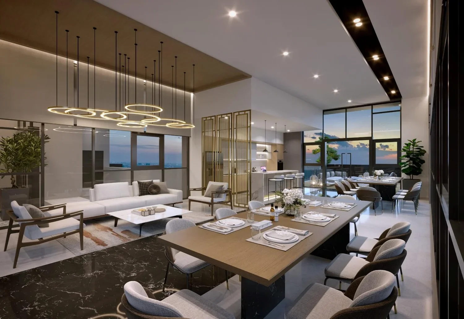 Sky lounge at Oaka